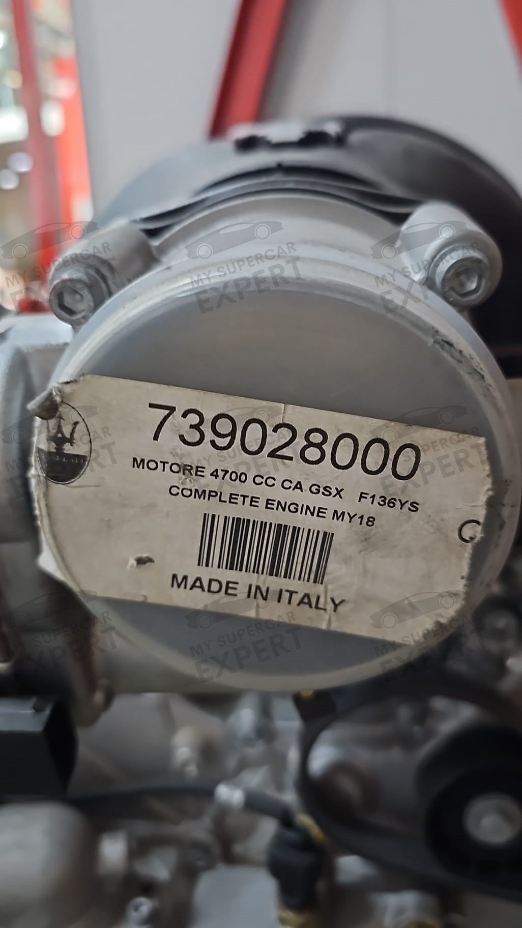 Двигатель Maserati Granturismo F136YS Full V8 в сборе, 2018 год выпуска 739028000, абсолютно новый, никогда не использовался