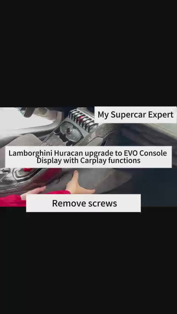 Lamborghini Huracan 2014-2018 Upgrade to EVO Console Display + Carplay Aftermarket