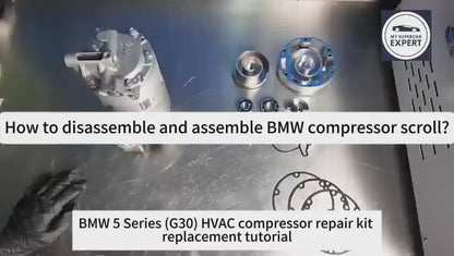 BMW 5 Series (G30) 7 Series (G11/G12) X1 (F48/F49) i3 (I01)  i8 (I12/I15) 2014-2023 HANON CMP01 6452-9496145-04 A/C Compressor Repair Kit aftermarket
