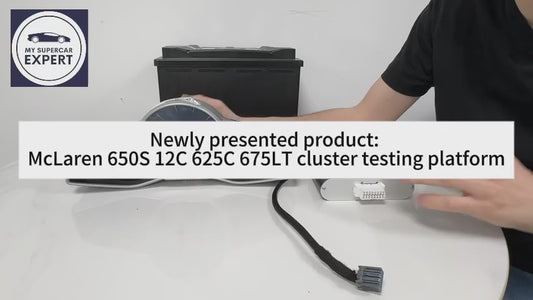 McLaren MP4-12C 625C 650S 675LT Cluster Test Platform by BEYOND OBD