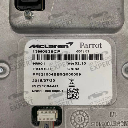 McLaren 540C 570S 2015-2022 Controlador de audio Parrot 13M0839CP usado 