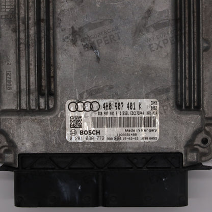 Audi A8 VW Volkswagen 2014-2017 Блок управления двигателем Bosch EDC17CP44 4H0907401K 0281030772 б/у