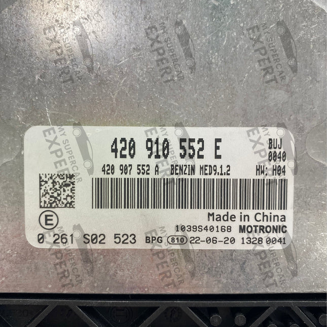 VW Volkswagen Touareg Unidad de control del motor ECU Bosch MED9.1.1 7L0907560E 0261S02457 usado