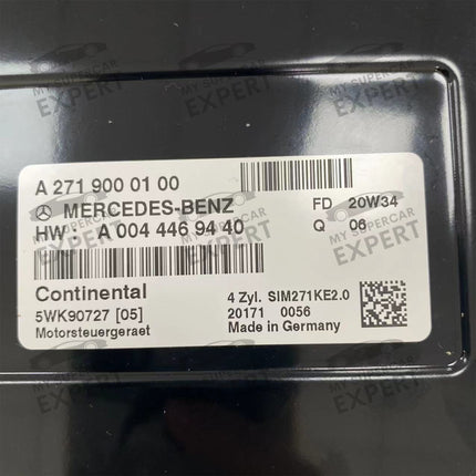 Mercedes-Benz MB C Class (W204) E Class (W212) Engine Control Unit ECU Continental SIM271KE2.0 A2719000100 5WK90727 New